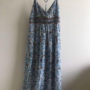 100% Silk Maxi Dress